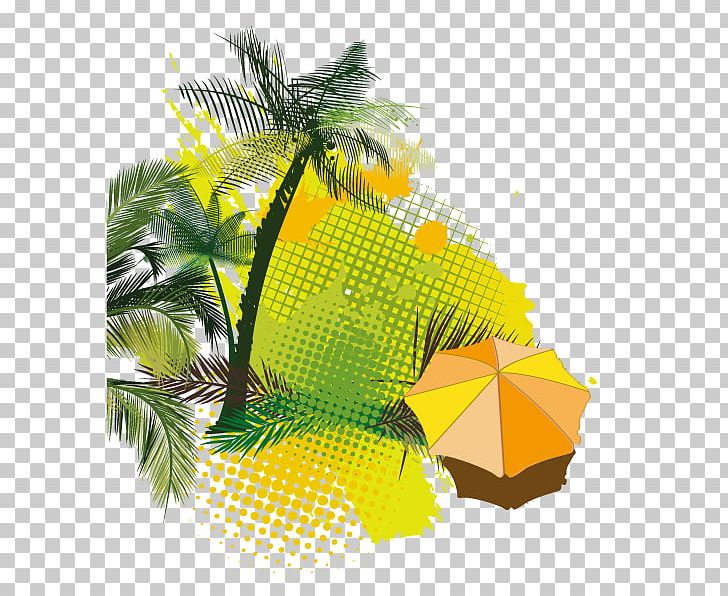 Beach Summer Illustration PNG, Clipart, Adobe Illustrator, Decorative Elements, Design Element, Elements, Elements Vector Free PNG Download