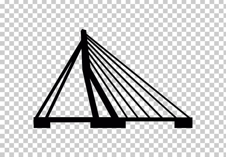 Erasmusbrug Bridge Logo Computer Icons PNG, Clipart, Angle, Area, Black, Black And White, Bridge Free PNG Download