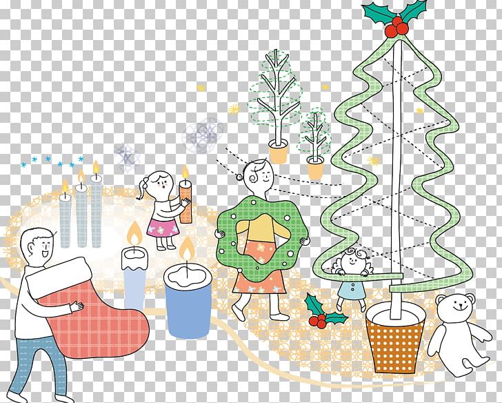 Christmas Cartoon Illustration PNG, Clipart, 25 December, Adobe Illustrator, Animation, Area, Art Free PNG Download