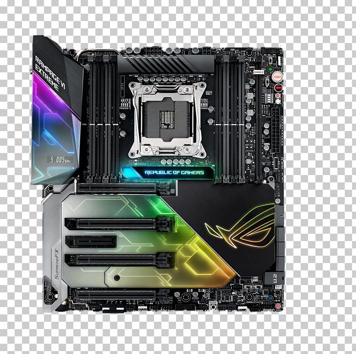 LGA 2066 Asus ROG RAMPAGE VI EXTREME Intel X299 Land Grid Array CPU Socket PNG, Clipart, Asus, Atx, Computer, Computer Accessory, Computer Case Free PNG Download