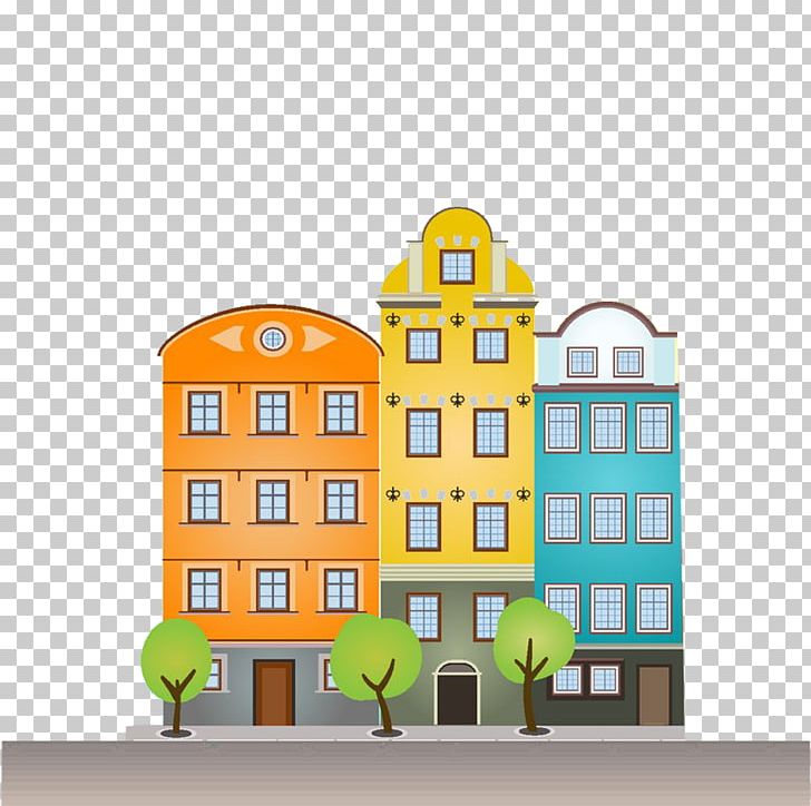 The Architecture Of The City Building Cartoon Illustration PNG, Clipart, Apartment, Architecture, Architecture Of The City, Building, Buildings Free PNG Download