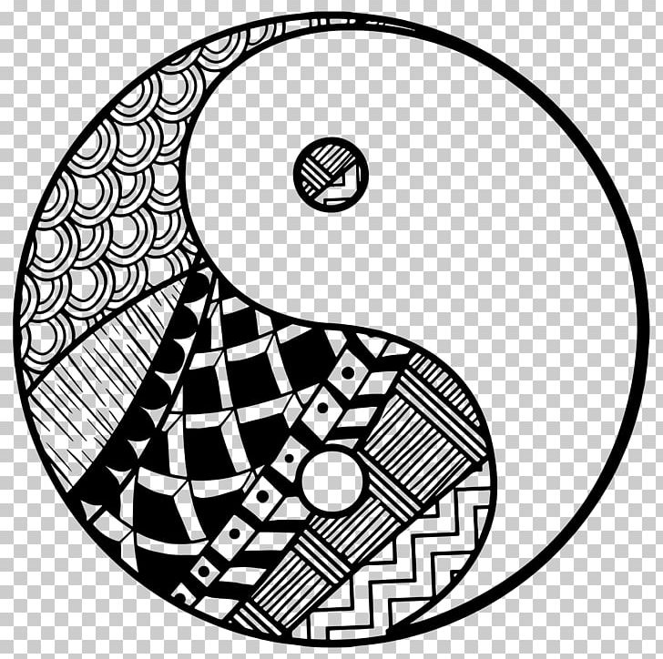 Yin And Yang Black And White PNG, Clipart, Animation, Area, Black And White, Circle, Cliparts Free PNG Download