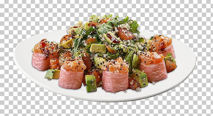 Salad Smoked Salmon Sushi Vegetarian Cuisine Pasta PNG, Clipart,  Free PNG Download