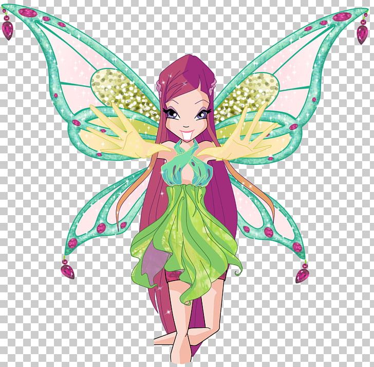 Roxy Flora Bloom Stella Musa PNG, Clipart, Bloom, Butterfly, Costume Design, Doll, Drawing Free PNG Download