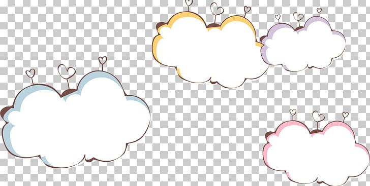 Love Clouds Border PNG, Clipart, Body Jewelry, Border, Border Frame, Border Texture, Cartoon Free PNG Download