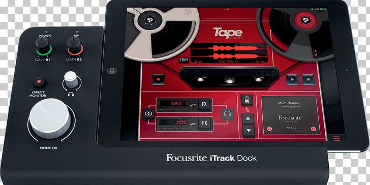 Microphone Focusrite ITrack Dock Audio PNG, Clipart, Audio, Electronic Device, Electronic Instrument, Electronics, Hardware Free PNG Download