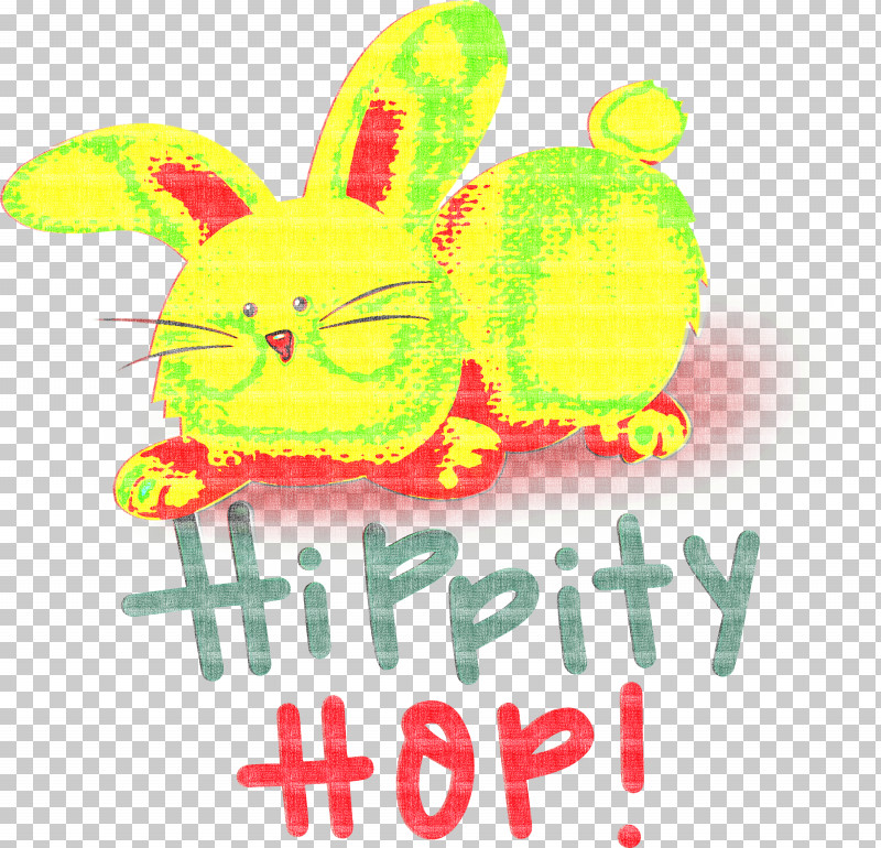 Happy Easter Hippity Hop PNG, Clipart, Biology, Easter Bunny, Fruit, Green, Happy Easter Free PNG Download