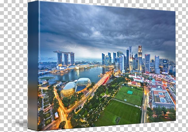 Marina Bay Sands Singapore Skyline Painting Gallery Wrap Cityscape PNG, Clipart, Art, Canvas, City, Cityscape, Gallery Wrap Free PNG Download