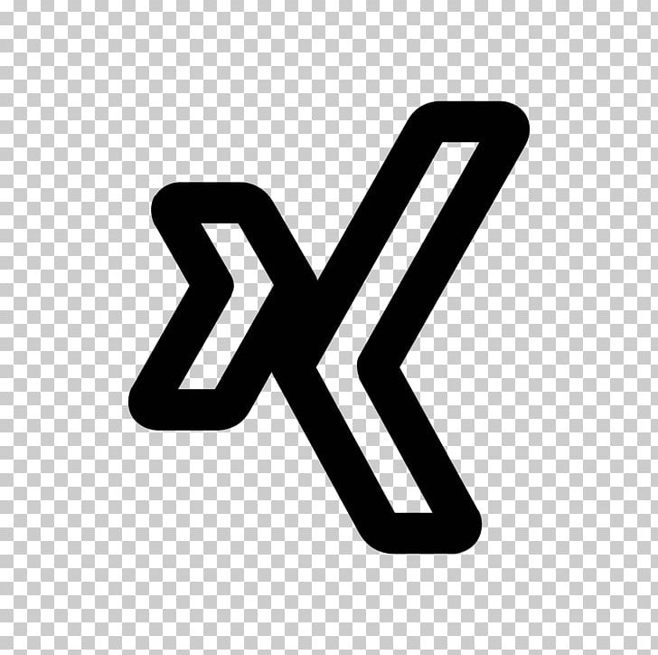 Computer Icons XING PNG, Clipart, Angle, Area, Black, Black And White, Brand Free PNG Download