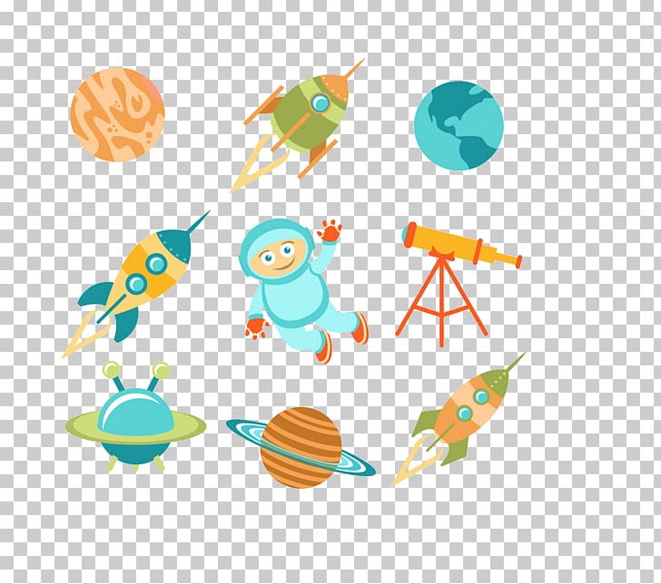 Outer Space Euclidean Illustration PNG, Clipart, Adobe Illustrator, Area, Astronaut, Cartoon Planet, Circle Free PNG Download