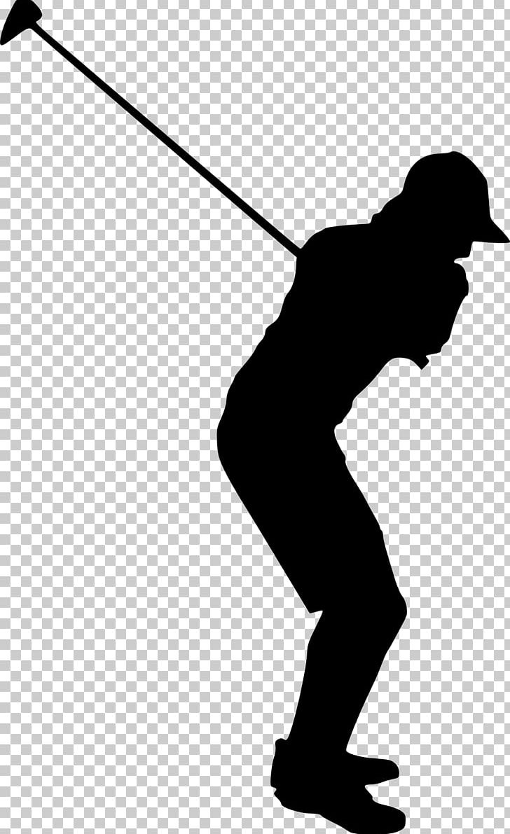 Silhouette Golf PNG, Clipart, Angle, Animals, Arm, Black, Black And White Free PNG Download