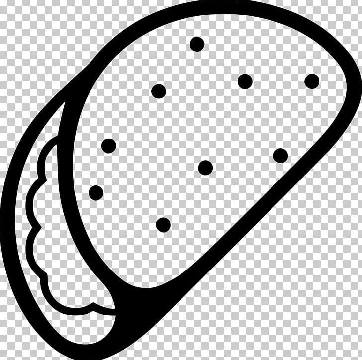 Taco Mexican Cuisine Computer Icons PNG, Clipart, Black And White, Circle, Clip Art, Computer Icons, Design Free PNG Download