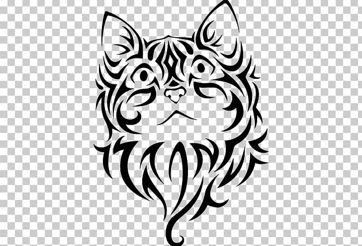 Tribal Cat Tattoo PNG, Clipart, Miscellaneous, Tattoos Free PNG Download