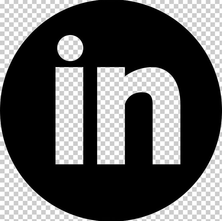 Computer Icons LinkedIn Social Media Social Network Blog PNG, Clipart, Area, Black And White, Blog, Brand, Circle Free PNG Download