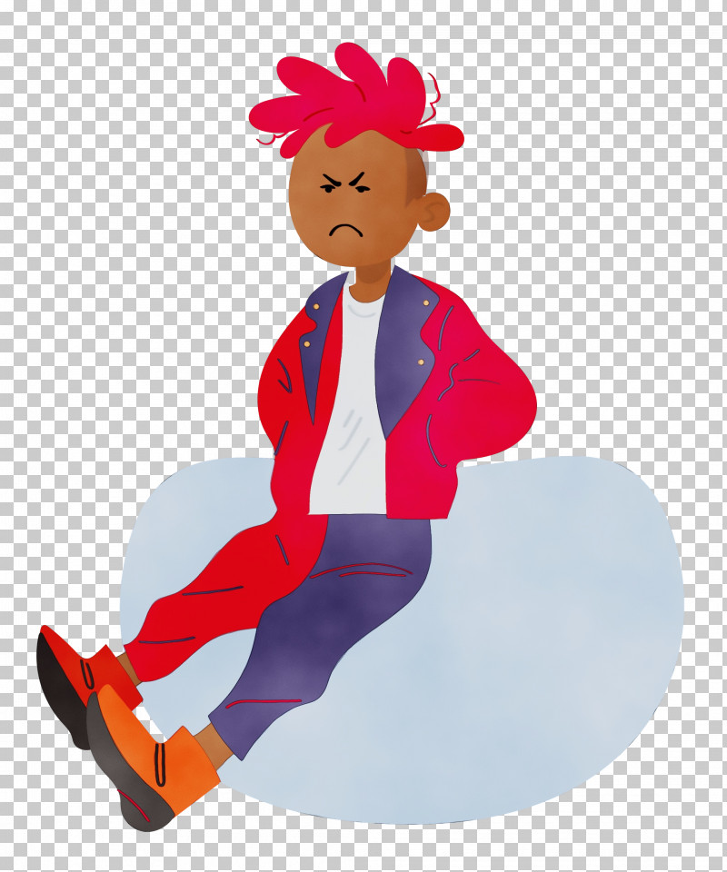 Cartoon Character Sitting PNG, Clipart, Cartoon, Character, Paint, Sitting, Watercolor Free PNG Download