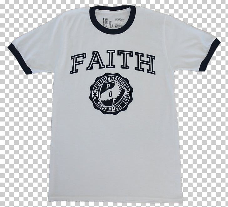 T-shirt Person Of Faith Logo Sleeve PNG, Clipart, Active Shirt, Black ...