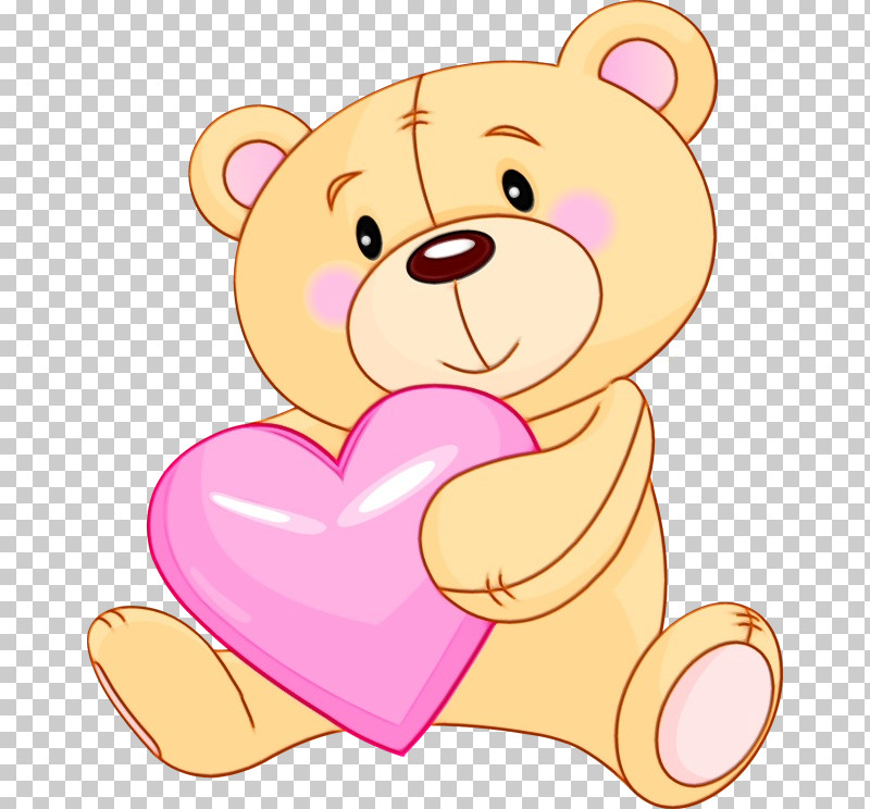 Teddy Bear PNG, Clipart, Bear, Cartoon, Heart, Love, Paint Free PNG Download