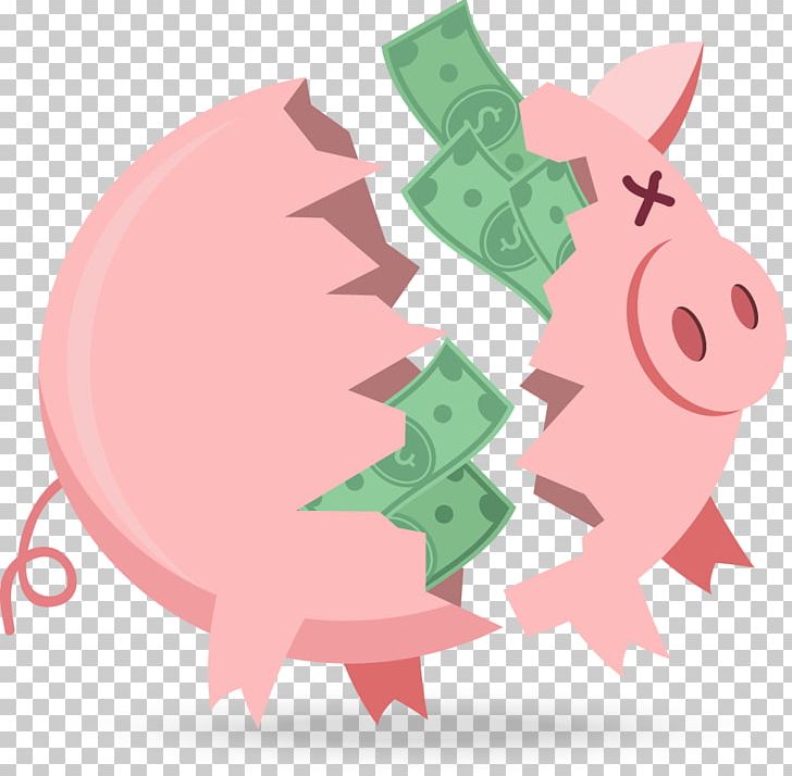 Domestic Pig Piggy Bank Euclidean PNG, Clipart, Animals, Bank, Banking, Bank Vector, Domestic Pig Free PNG Download