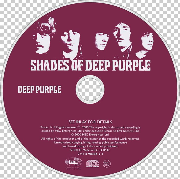 Shades Of Deep Purple Album Progressive Rock Hard Rock PNG, Clipart, Album, Black Sabbath, Brand, Compact Disc, Deep Purple Free PNG Download