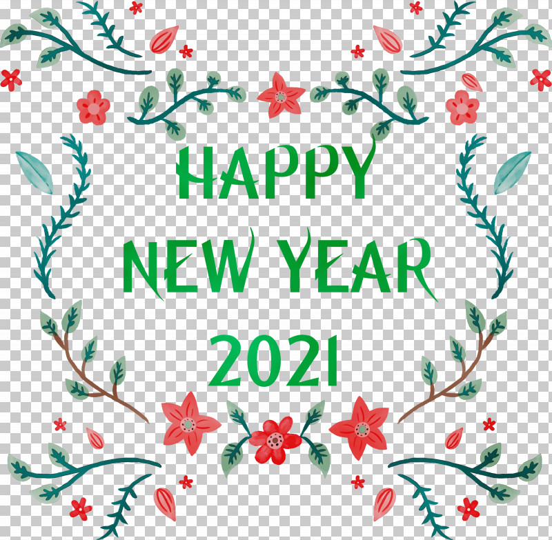 New Year PNG, Clipart, 2021 Happy New Year, Christmas Ornament, Floral Design, Flower, Happy New Year Free PNG Download