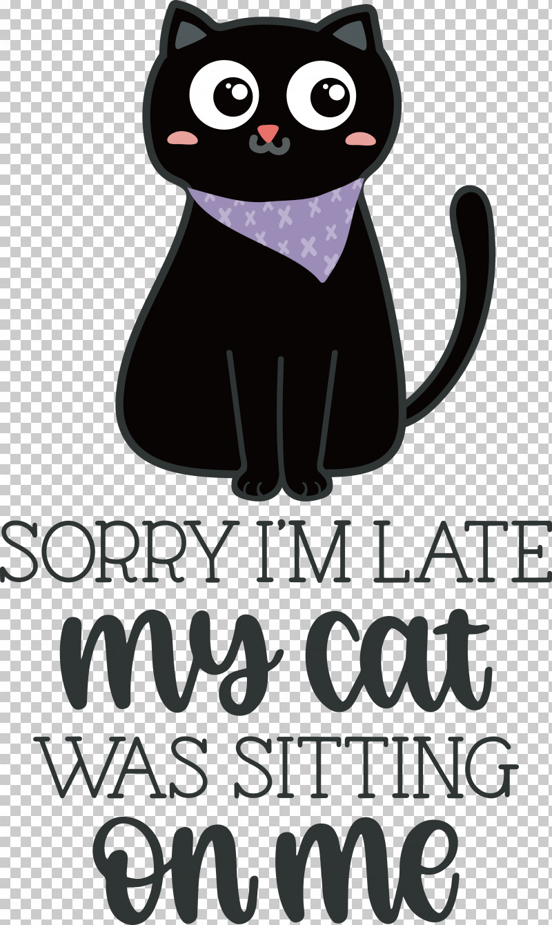 Cat Black Cat Whiskers Small Font PNG, Clipart, Black, Black Cat, Cartoon, Cat, Logo Free PNG Download