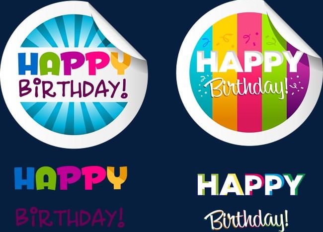 Happy Birthday Material PNG, Clipart, Backgrounds, Badge, Birthday, Birthday Clipart, Blue Free PNG Download