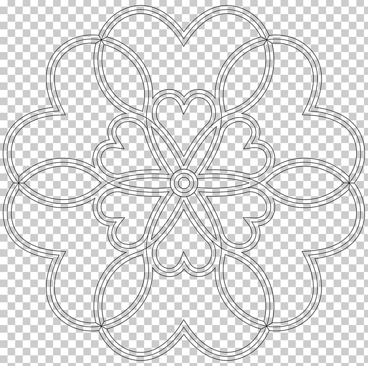 Mandala Coloring Book Line Art Black And White PNG, Clipart, Android, Black And White, Circle, Color, Coloring Book Free PNG Download