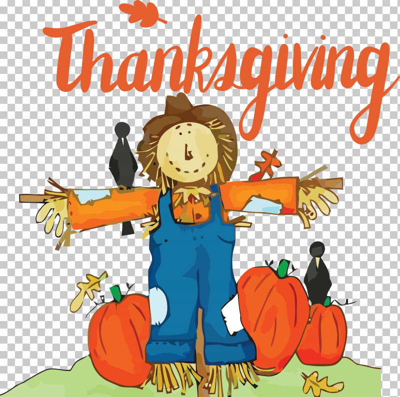 Thanksgiving PNG, Clipart, Cartoon, Drawing, Fall, Festival, Scarecrow Free PNG Download