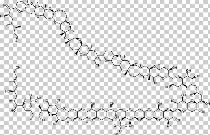 Maitotoxin Structural Formula Poison Organic Chemistry PNG, Clipart, Art, Biology, Black And White, Body Jewelry, Chemist Free PNG Download