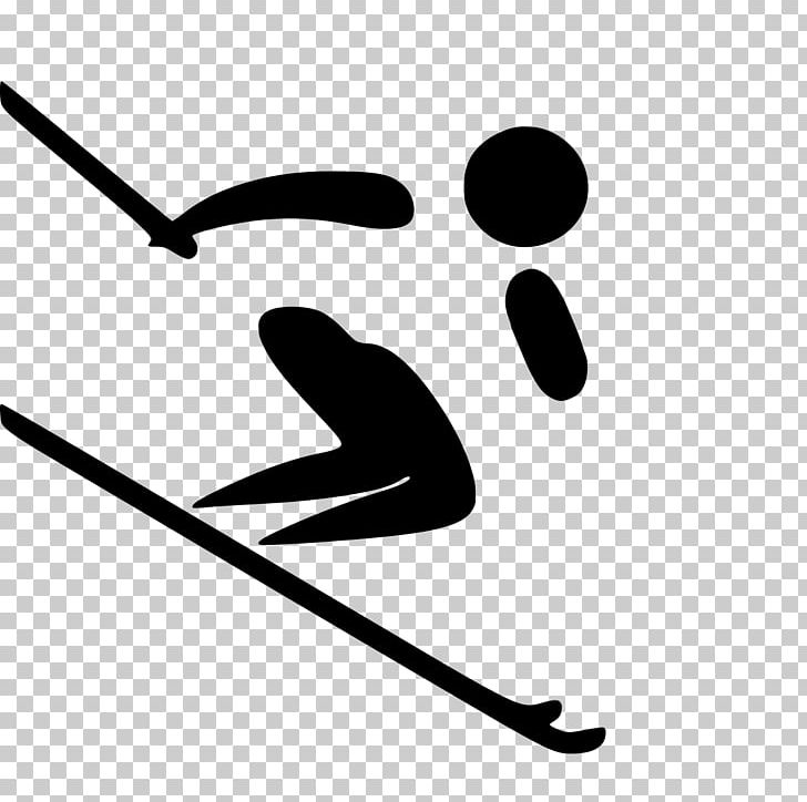 Winter Olympic Games Alpine Skiing Cross-country Skiing Downhill PNG, Clipart, Alpine Skiing, Angle, Area, Artwork, Black Free PNG Download