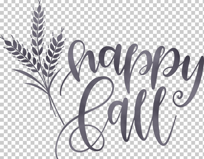 Logo Font Calligraphy Text Flower PNG, Clipart, Calligraphy, Flower, Happy Autumn, Happy Fall, Line Free PNG Download