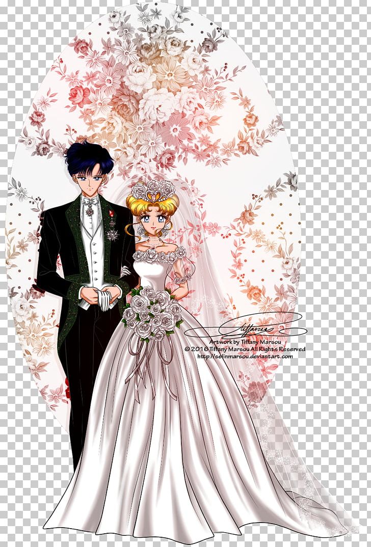 Sailor Moon Tuxedo Mask Queen Serenity Drawing Art PNG, Clipart, Bride, Cartoon, Costume, Costume Design, Drawing Free PNG Download