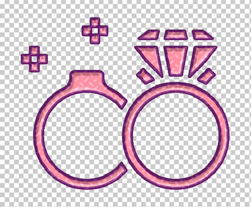 Diamond Icon Wedding Rings Icon Wedding Icon PNG, Clipart, Circle, Diamond Icon, Line, Magenta, Pink Free PNG Download