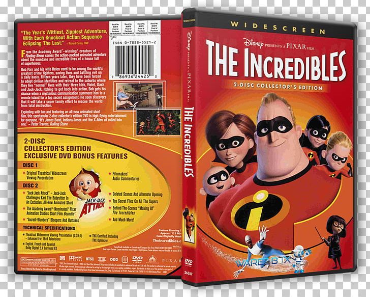 Blu-ray Disc DVD Pixar The Incredibles Film PNG, Clipart, Advertising, Animation, Blu Ray Disc, Bluray Disc, Compact Disc Free PNG Download