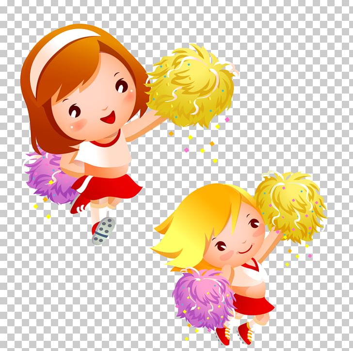 Cartoon Cheerleader PNG, Clipart, Board Game, Cheerleaders, Child, Clip Art, Emoticon Free PNG Download