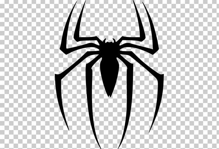Spider-Man Decal Logo Sticker Superhero PNG, Clipart, Arachnid, Artwork, Black And White, Comic Book, Comics Free PNG Download