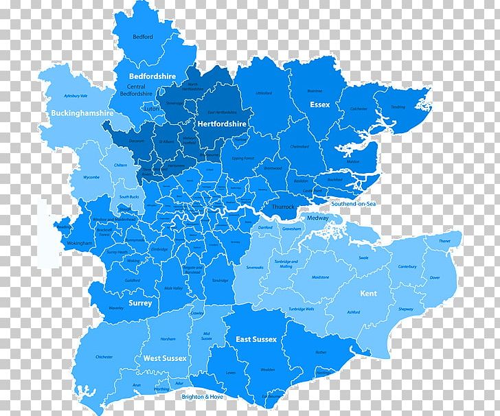 Counties Around London Map Home Counties London Map Surrey Hertfordshire Png, Clipart, Area, Blue,  County Of London, East, England Free