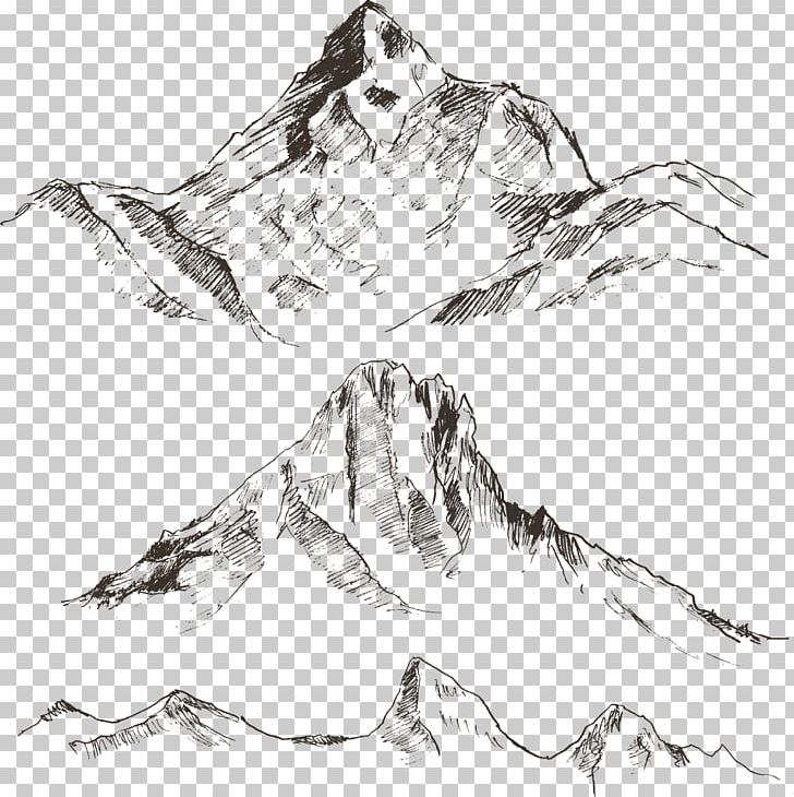 Drawing Mountain Sketch PNG, Clipart, Artwork, Black And White, City, Happy Birthday Vector Images, Landscape Free PNG Download