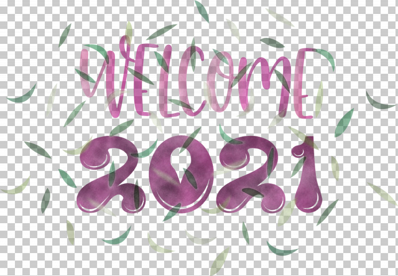 Welcome 2021 Year 2021 Year 2021 New Year PNG, Clipart, 2021 New Year, 2021 Year, Flower, Lavender, Lilac M Free PNG Download