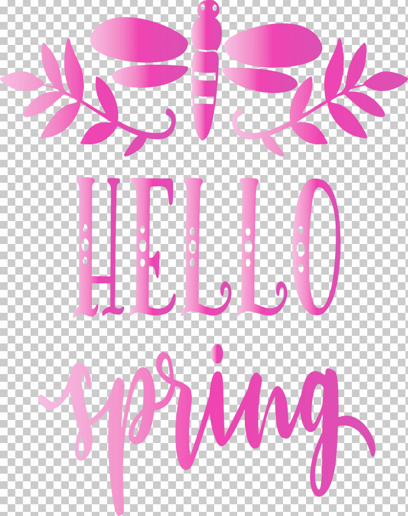 Hello Spring Spring PNG, Clipart, Hello Spring, Logo, Magenta, Pink, Spring Free PNG Download