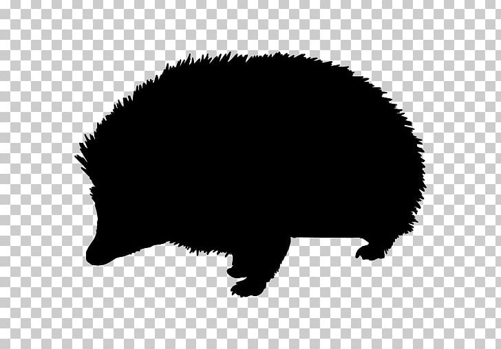 Hedgehog Silhouette Stencil PNG, Clipart, Animal, Animals, Bear, Beaver, Black Free PNG Download