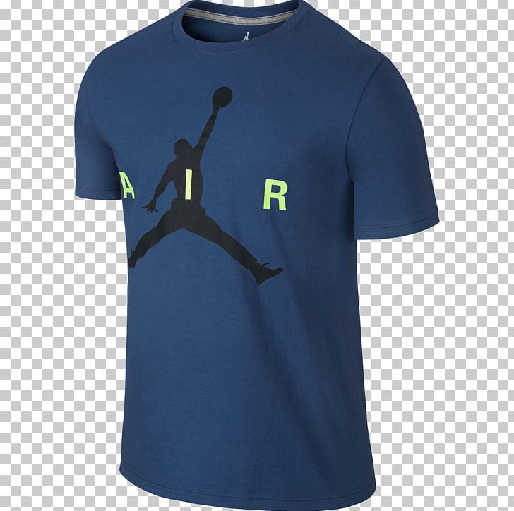Jumpman T-shirt Nike Free Air Jordan PNG, Clipart, Active Shirt, Air, Air Jordan, Blue, Clothing Free PNG Download