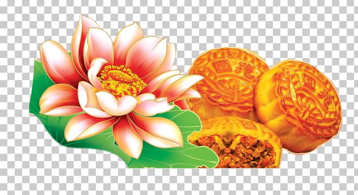 Mooncake Mid-Autumn Festival Falun Gong Happiness Day PNG, Clipart, Banner, Creative Design, Design Elements, Flower, Food Free PNG Download