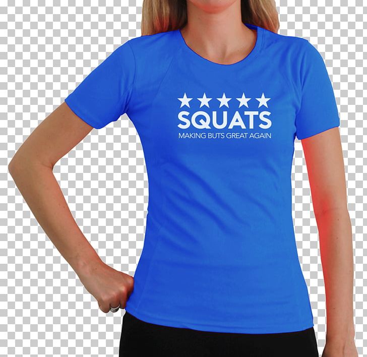 T-shirt Shoulder Sleeve Font PNG, Clipart, Active Shirt, Blue, Clothing, Cobalt Blue, Electric Blue Free PNG Download