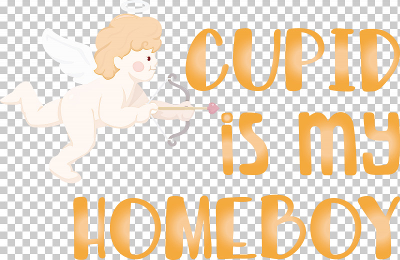 Cupid Is My Homeboy Cupid Valentine PNG, Clipart, Behavior, Character, Cupid, Happiness, Joint Free PNG Download