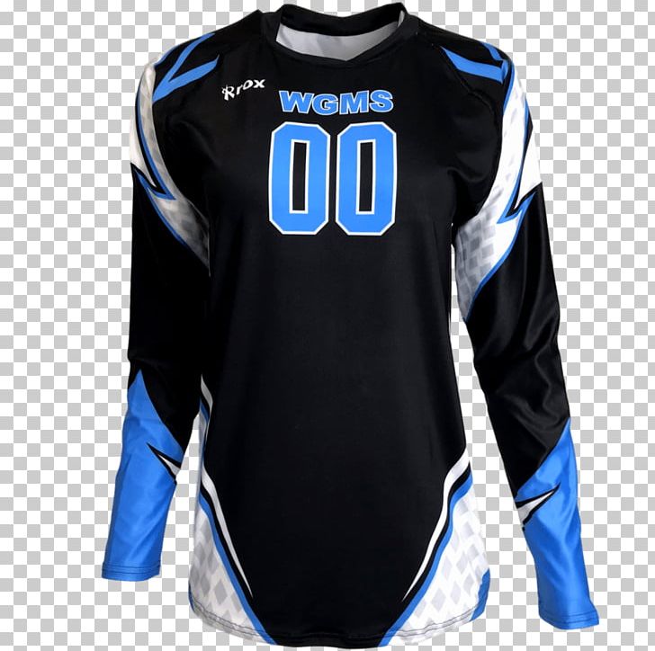 Sports Fan Jersey Long-sleeved T-shirt Long-sleeved T-shirt Outerwear PNG, Clipart, Active Shirt, Blue, Brand, Clothing, Cobalt Blue Free PNG Download