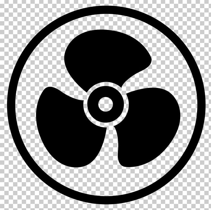Computer Icons Computer Fan HVAC PNG, Clipart, Area, Black, Black And White, Business, Circle Free PNG Download