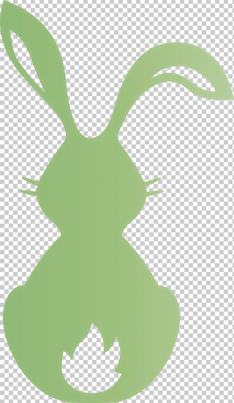 Cute Bunny Easter Day PNG, Clipart, Cute Bunny, Easter Day, Green, Leaf, Plant Free PNG Download