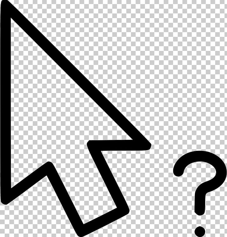 Computer Mouse Pointer Computer Icons Cursor Arrow PNG, Clipart, Angle, Area, Arrow, Black, Black And White Free PNG Download