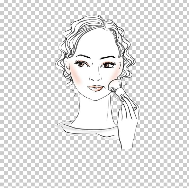 Make-up Drawing PNG, Clipart, Arm, Beautiful Girl, Cartoon, Cosmetology, Dressing Room Free PNG Download